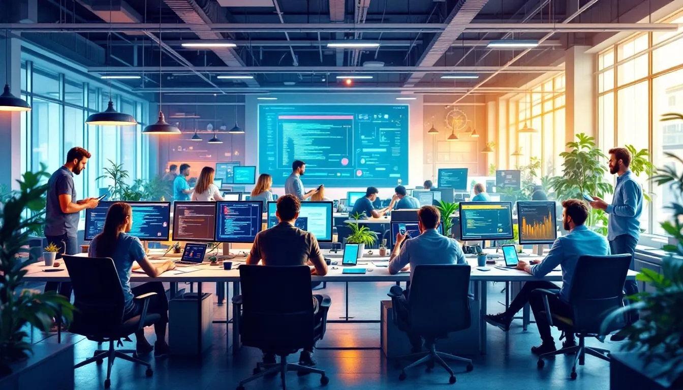 High technology office
